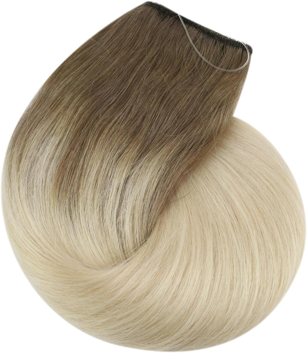 Light Brown Platinum Balayage