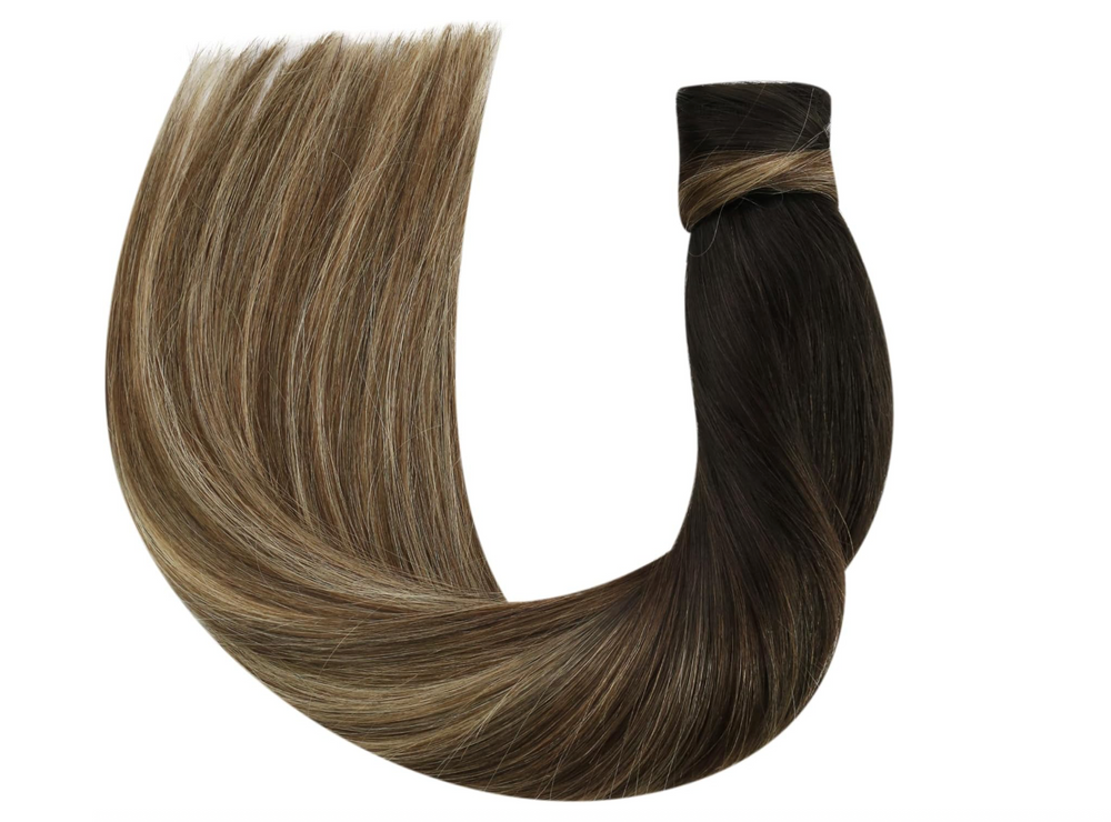 Dark Brown Balayage Medium Brown